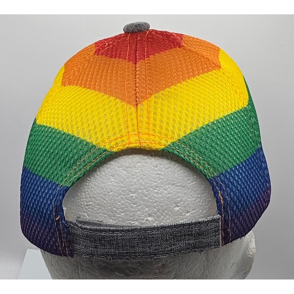 Iowa Cubs MiLB Pride Night Rainbow Baseball Hat Cap BWM Global Headwear - Picture 4 of 8